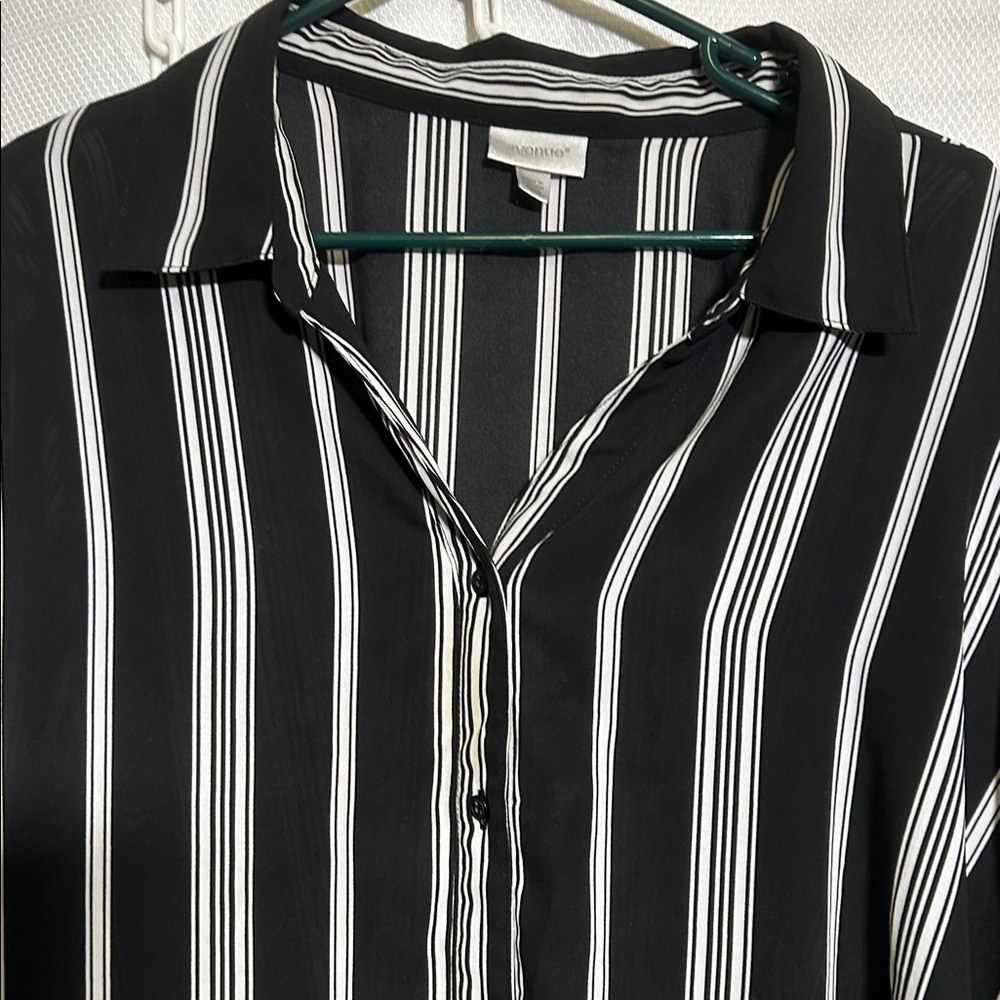 Avenue Monochrome Striped Shirt 26/28